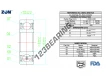 S6012-2RS-FDA-AISI420-ZEN